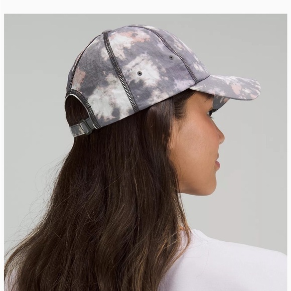 Baller Hat *Soft IIBM ONE SIZE. Grey, pink, & white tie dye hat Lululemon - Picture 3 of 8